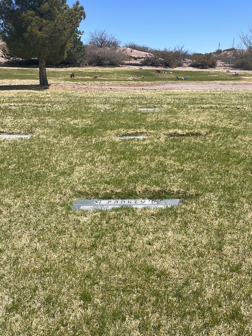 Edith A. Pankey's grave. Photo 1