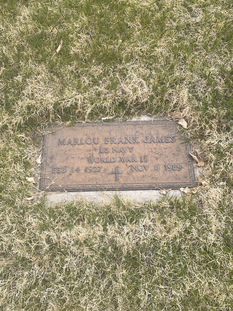 Marlou Frank James's grave. Photo 1