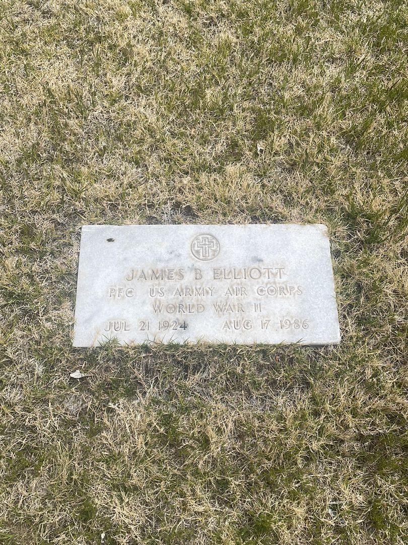 James B. Elliott's grave. Photo 1