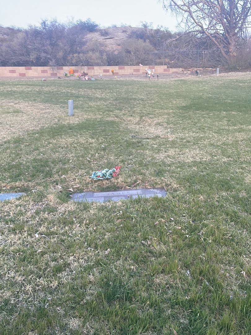 Thomas A. James's grave. Photo 1