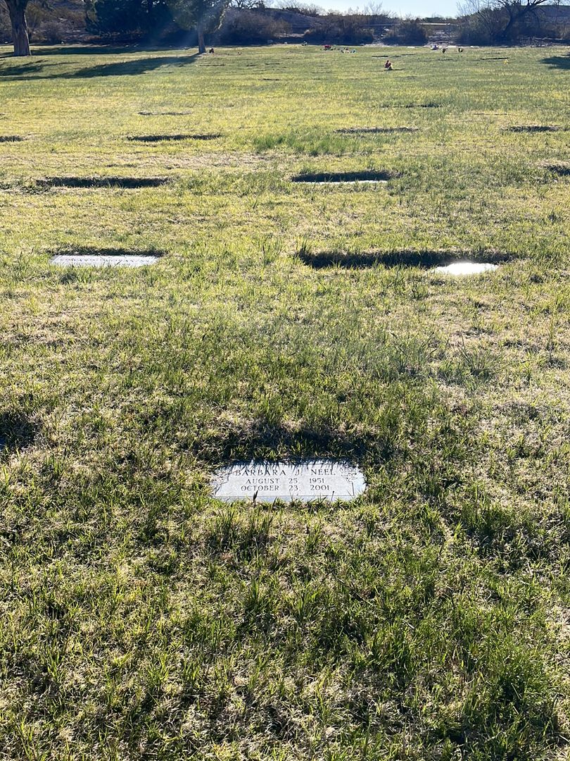 Barbara J. Neel's grave. Photo 1