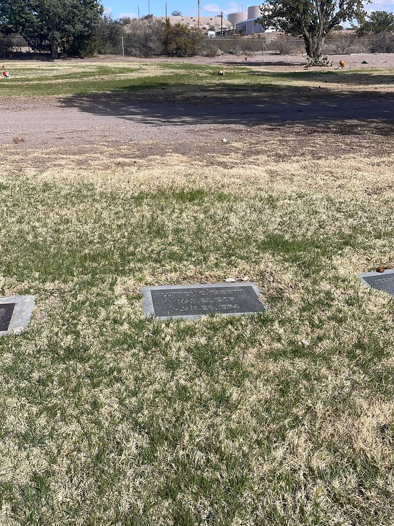 Luther C. Tackitt's grave. Photo 1