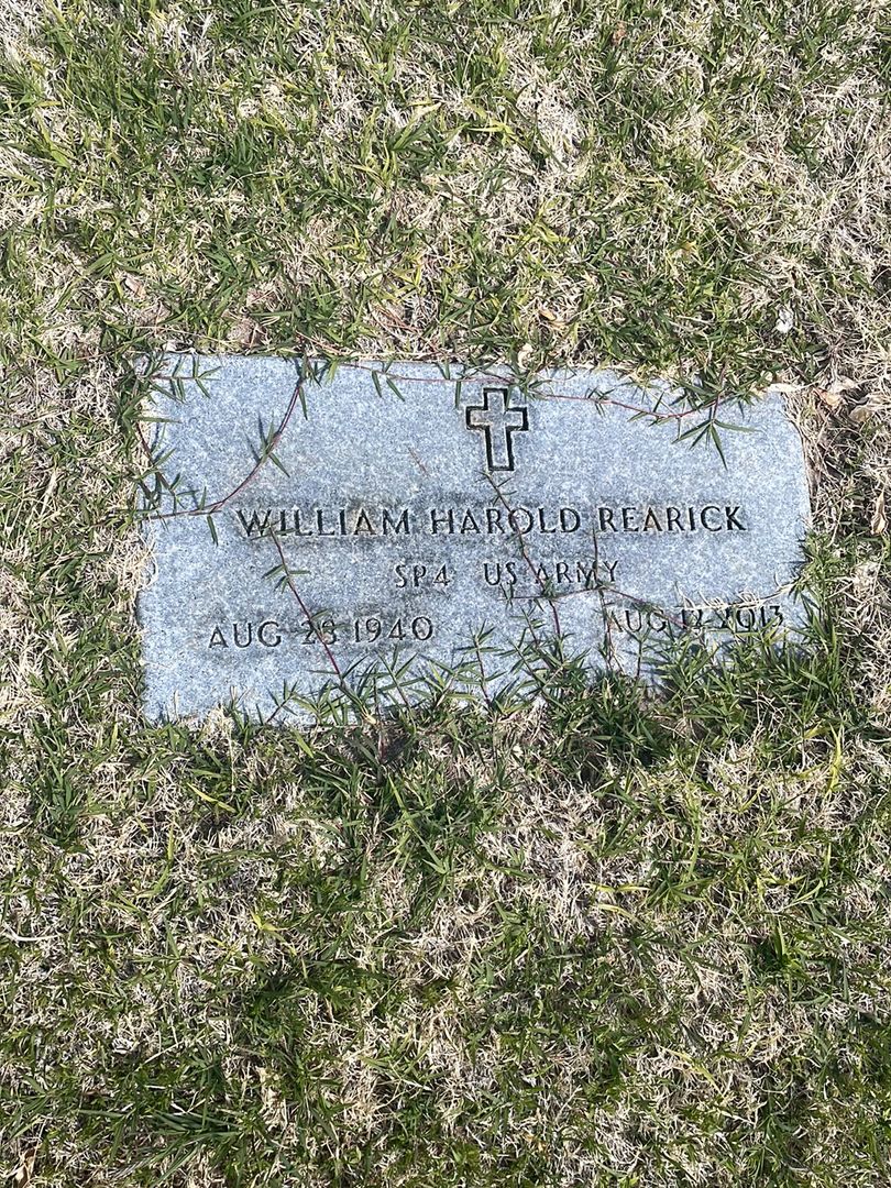 William Harold Rearick's grave. Photo 1