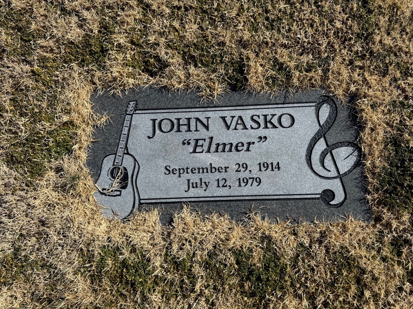 John Vasko's grave