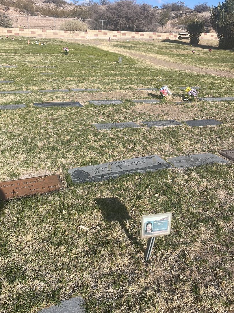 Zola V. Latimer's grave. Photo 1