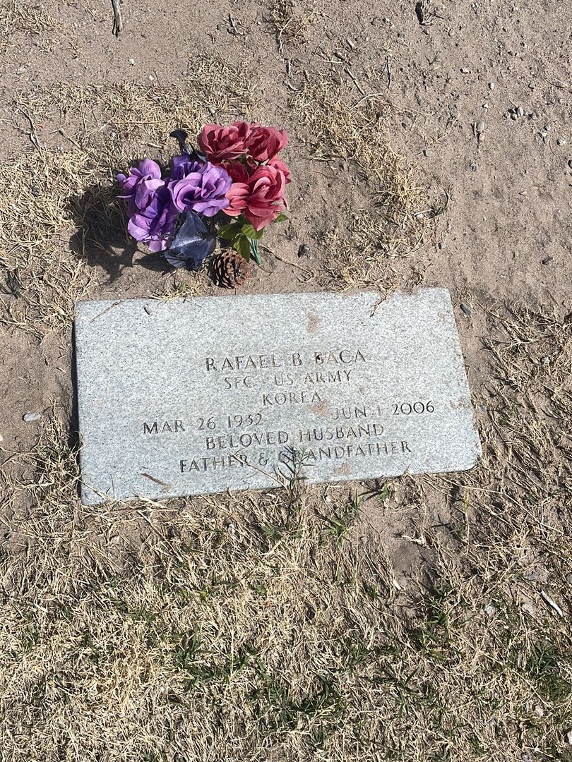 Rafael B. Baca's grave. Photo 1