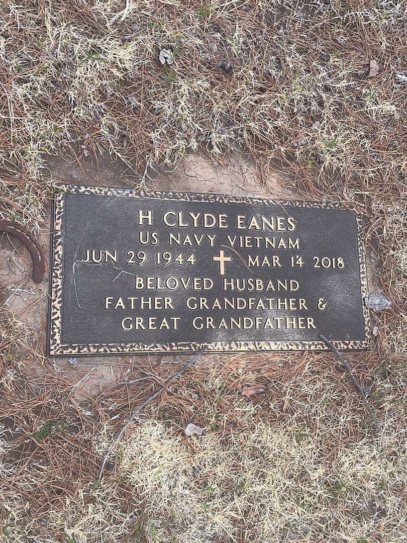 Homer Clyde Eanes's grave. Photo 1